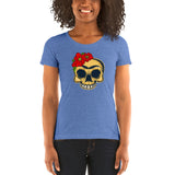 Frida Kahlo Skull - Women's short sleeve t-shirt