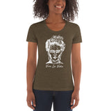 Geometric Frida Viva La Vida - Women's crew neck t-shirt
