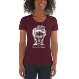 Geometric Frida Viva La Vida - Women's crew neck t-shirt