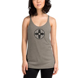 Geometric Zia Symbols - Women's racerback tank