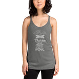 Churro Spirit Animal - Women's racerback tank top