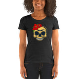 Frida Kahlo Skull - Women's short sleeve t-shirt