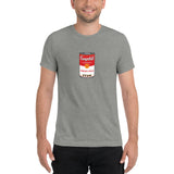 Warhol Campbell's Green Chile Stew Can- Short sleeve men's t-shirt
