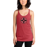 Geometric Zia Symbols - Women's racerback tank