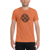 Petroglyph Zia Symbol - Men's short sleeve t-shirt
