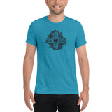 Petroglyph Zia Symbol - Men's short sleeve t-shirt