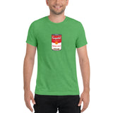 Warhol Campbell's Green Chile Stew Can- Short sleeve men's t-shirt