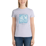 New Mexico Bubble Letter - Short sleeve women's t-shirt