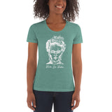 Geometric Frida Viva La Vida - Women's crew neck t-shirt