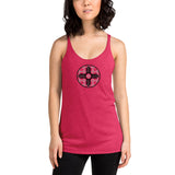 Geometric Zia Symbols - Women's racerback tank