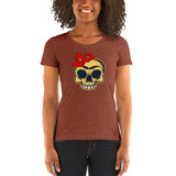 Frida Kahlo Skull - Women's short sleeve t-shirt