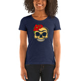 Frida Kahlo Skull - Women's short sleeve t-shirt