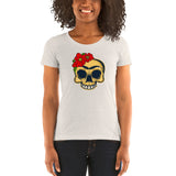 Frida Kahlo Skull - Women's short sleeve t-shirt